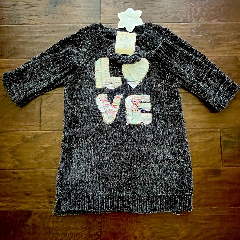 New Sweater with Matching Scrunchie